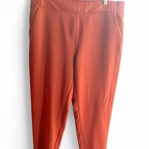 womens rust‎ colored athletic pants size large
